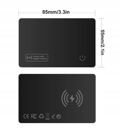 Mini GPS Bluetooth Garsinis Seklys Kortelės Vardo Ieškiklis Find My Tag Tracker Piniginei