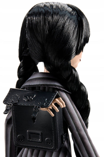 Lėlė Monster High WEDNESDAY Addams 30 cm Adamsų šeima NEVEMORE