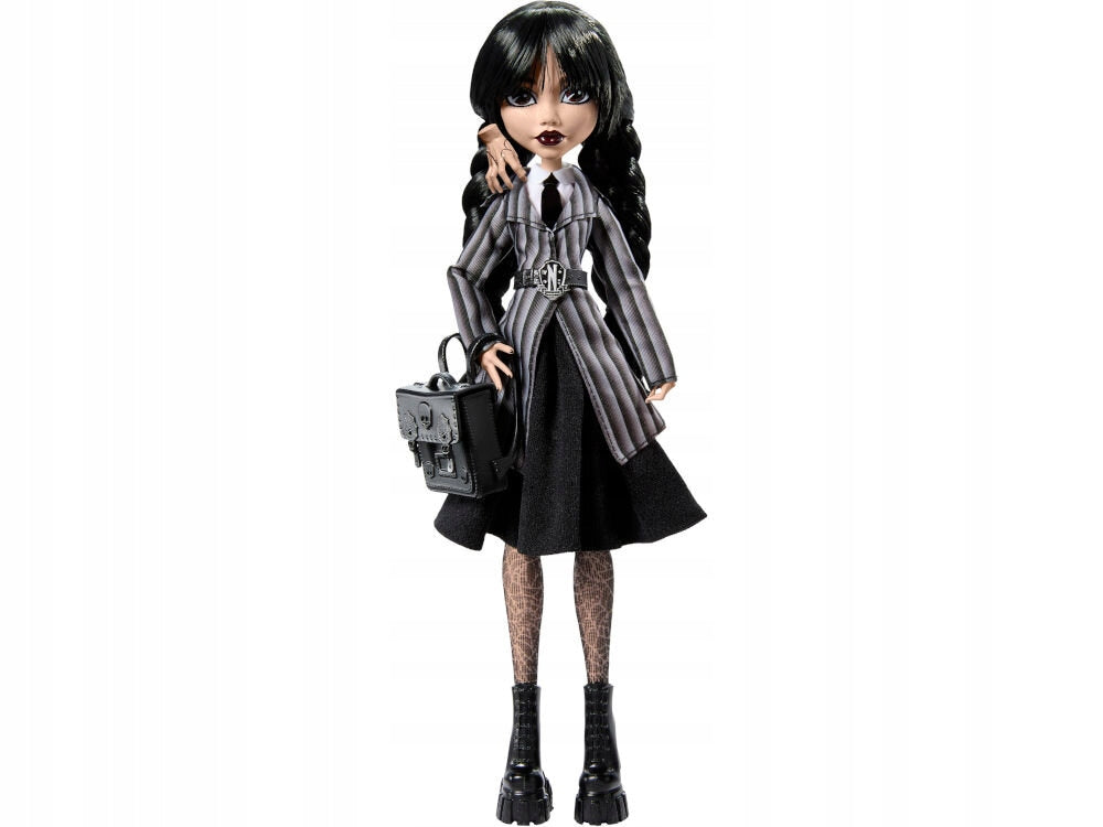 Lėlė Monster High WEDNESDAY Addams 30 cm Adamsų šeima NEVEMORE