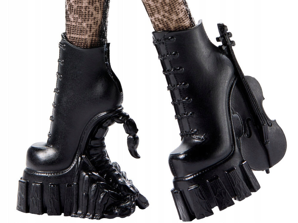 Lėlė Monster High WEDNESDAY Addams 30 cm Adamsų šeima NEVEMORE