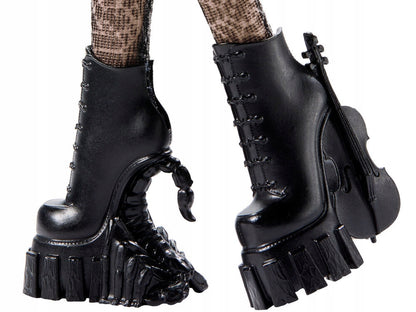 Lėlė Monster High WEDNESDAY Addams 30 cm Adamsų šeima NEVEMORE