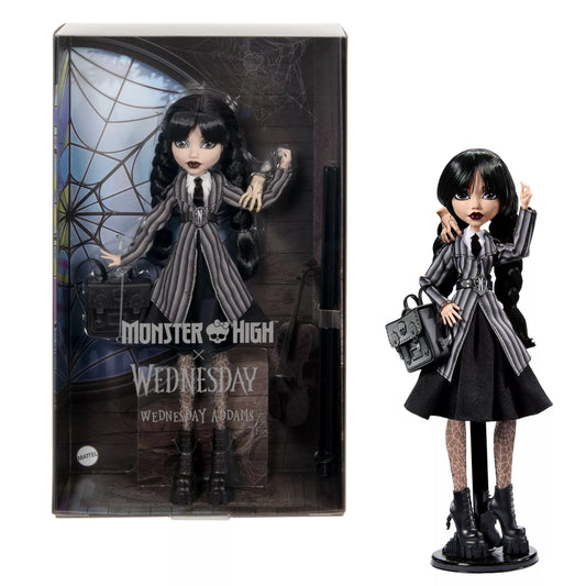 Lėlė Monster High Wednesday Addams, 30 cm