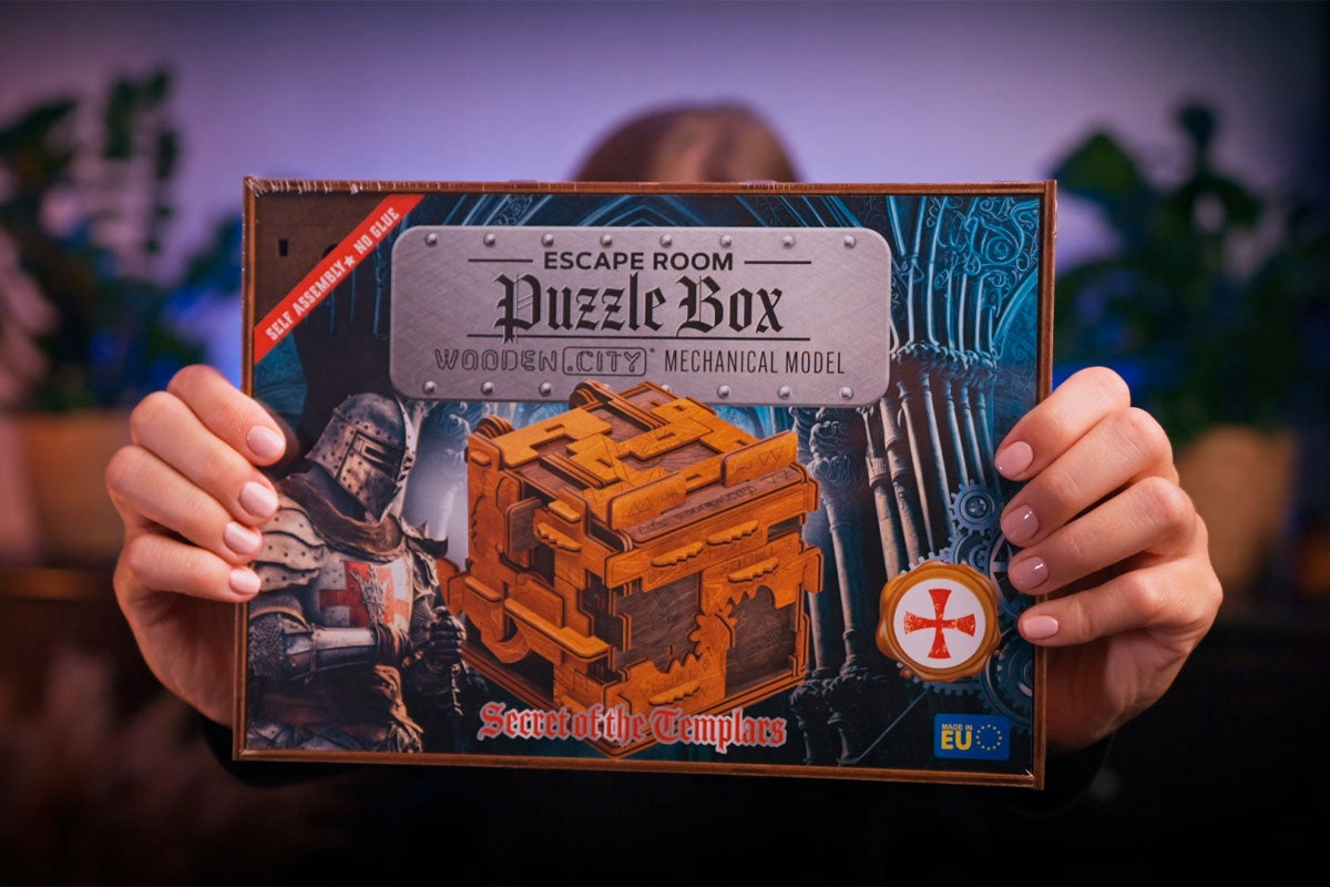 Galvosūkis Escape Room Medinė Dėžutė 3D Dėlionė Wooden.City