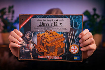 Galvosūkis Escape Room Medinė Dėžutė 3D Dėlionė Wooden.City