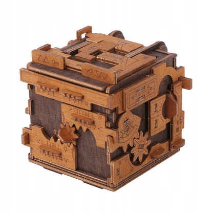 Galvosūkis Escape Room Medinė Dėžutė 3D Dėlionė Wooden.City