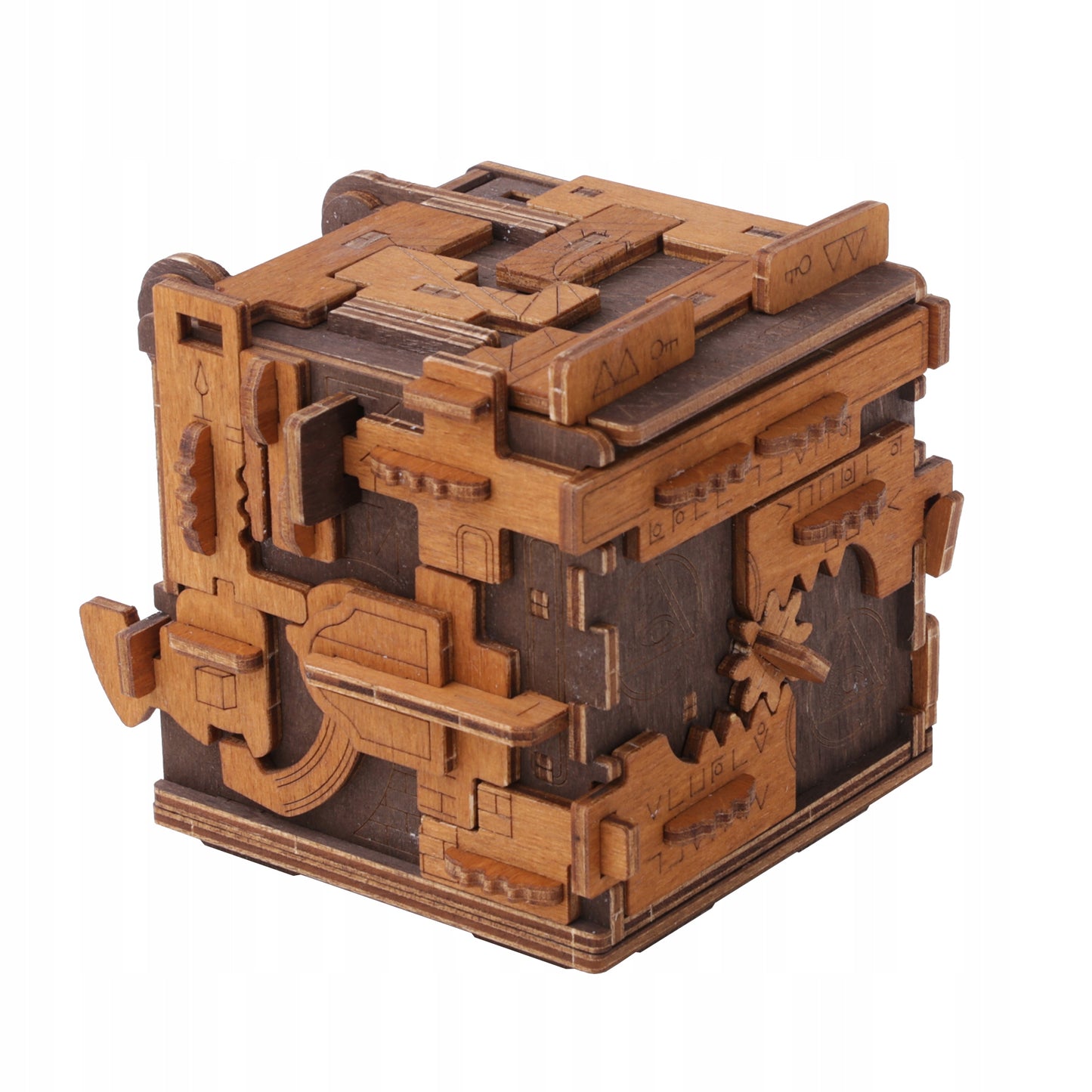 Galvosūkis Escape Room Medinė Dėžutė 3D Dėlionė Wooden.City