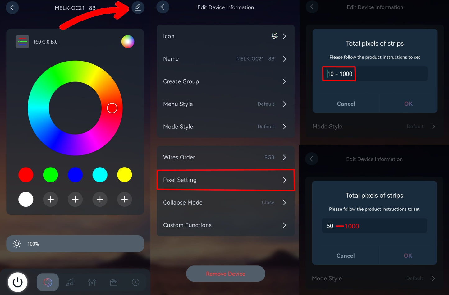 LED lempa HEXAGON RGB 180W Panelinis apšvietimas dirbtuvėms, namams + programėlės ir pultelio valdymas