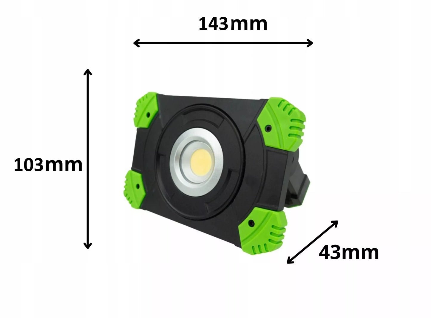 LED lemputė su akumuliatoriumi 10W