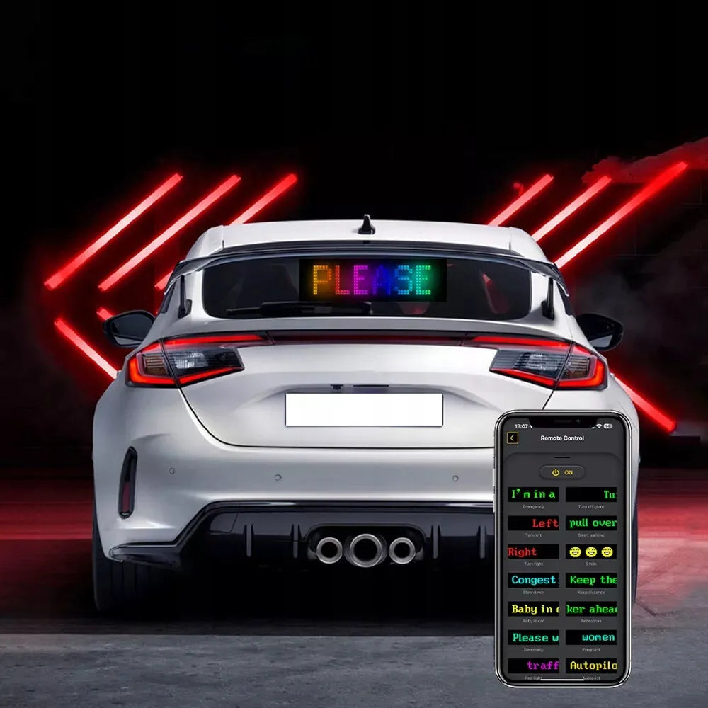 Automobilio LED juostos žibintai, velnio akys, sunkvežimiui TIR, rinkinys