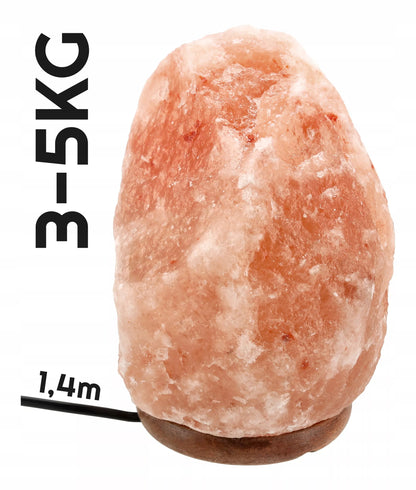 Himalajų druskos lempa 3–5 kg – naktinė lempa