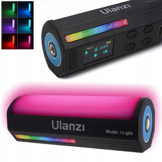 Fotostudijos LED lempa Ulanzi i-Light 2637 RGB su magnetu