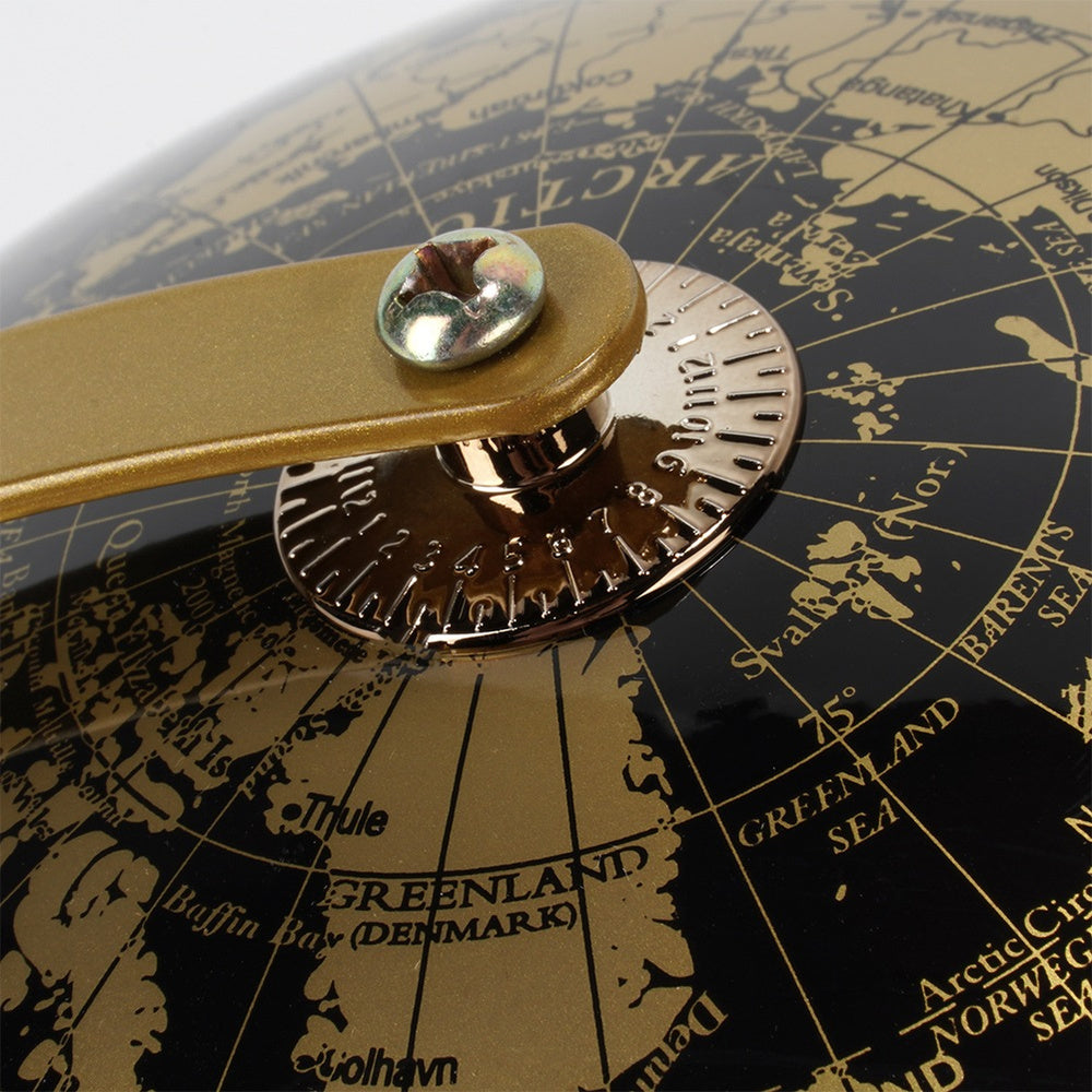 Šviečiantis gaublys – juodos ir auksinės spalvos