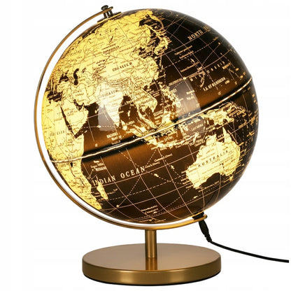 Šviečiantis gaublys – juodos ir auksinės spalvos