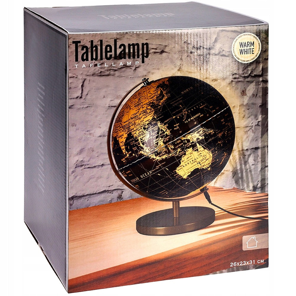 Šviečiantis gaublys – juodos ir auksinės spalvos