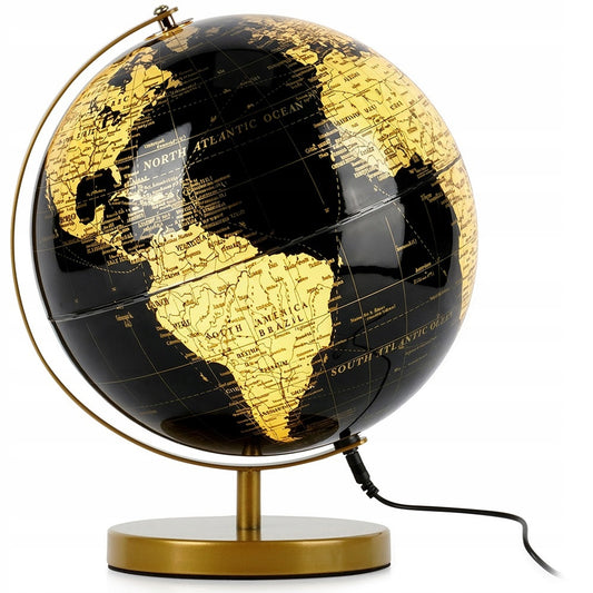 Šviečiantis gaublys – juodos ir auksinės spalvos