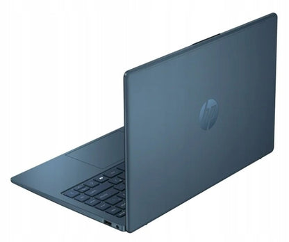 Nešiojamas kompiuteris HP 14 su Intel 4 branduoliais, 8 GB RAM, 128 GB SSD, 14" matiniu ekranu, W11, Bluetooth 5.4, lengvas mokymuisi