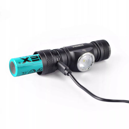Galinga LED priekinė žibintuvėlė, 6 režimai, 10W, 1200lm, IP68 VIDEX
