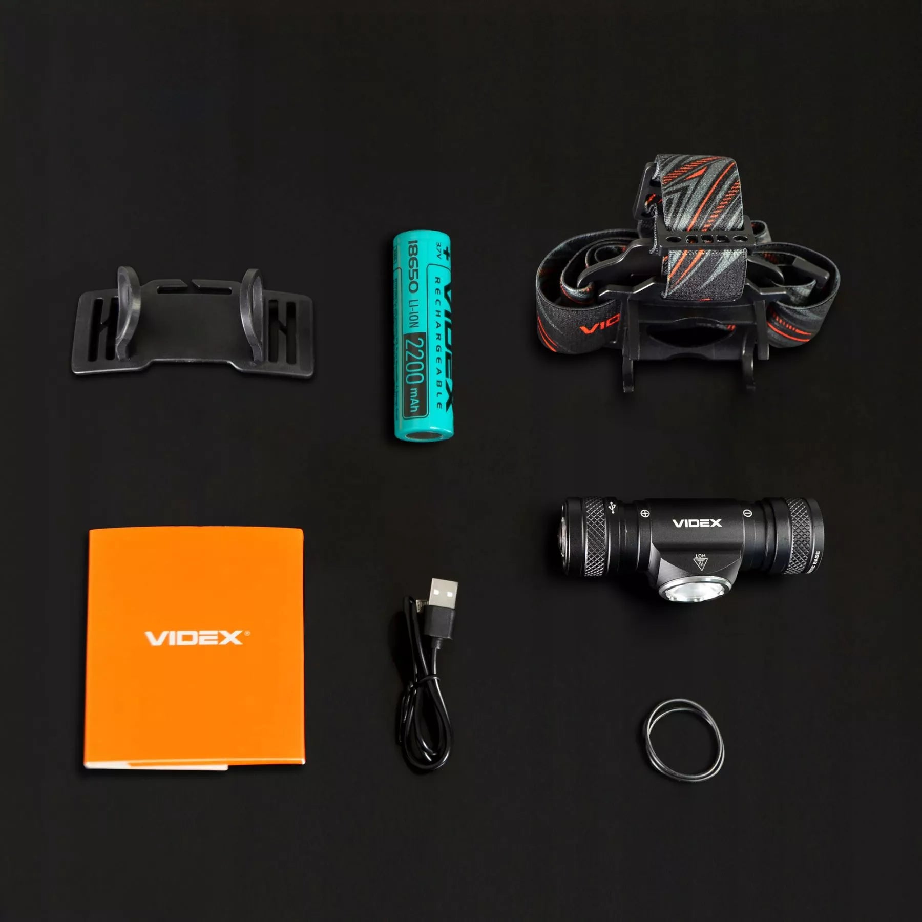 Galinga LED priekinė žibintuvėlė, 6 režimai, 10W, 1200lm, IP68 VIDEX