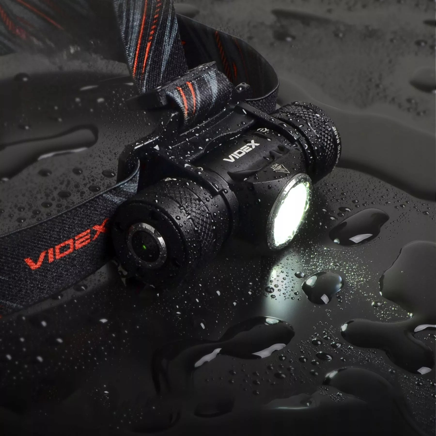 Galinga LED priekinė žibintuvėlė, 6 režimai, 10W, 1200lm, IP68 VIDEX