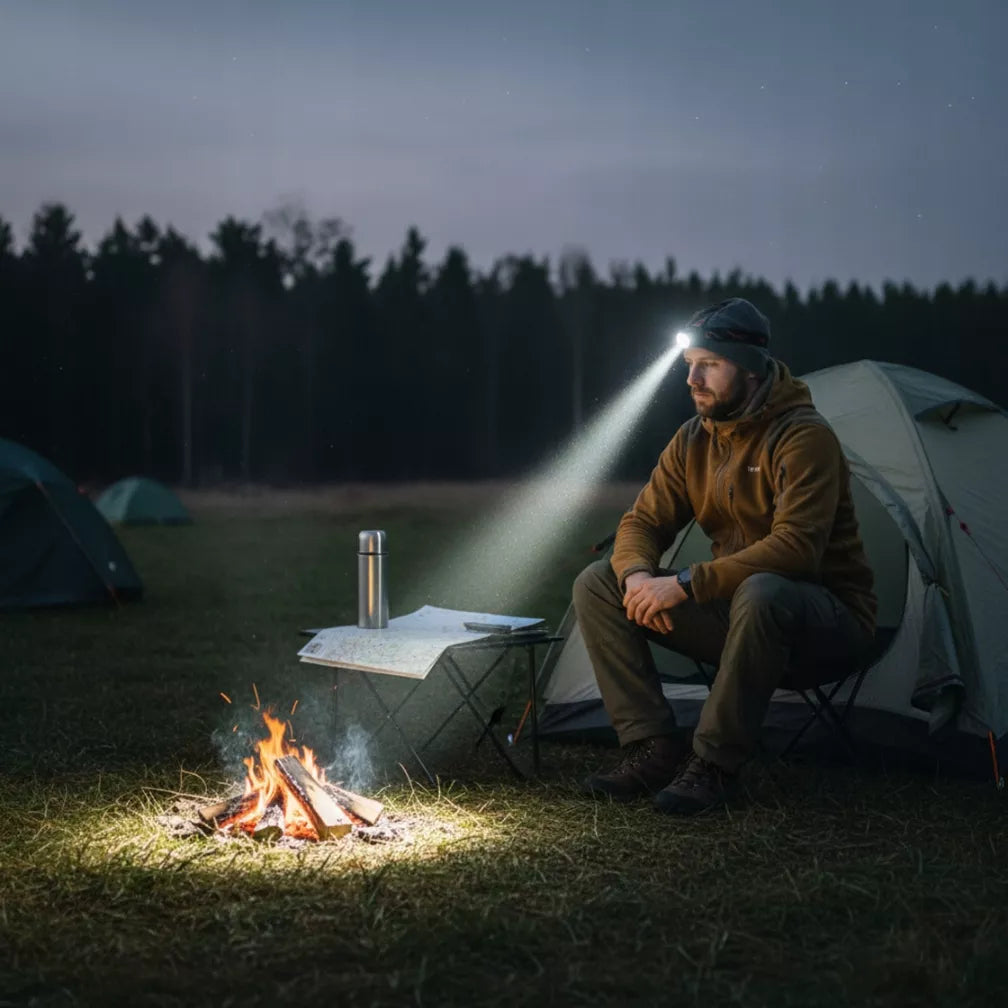 Galinga LED priekinė žibintuvėlė, 6 režimai, 10W, 1200lm, IP68 VIDEX