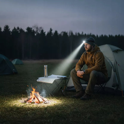 Galinga LED priekinė žibintuvėlė, 6 režimai, 10W, 1200lm, IP68 VIDEX
