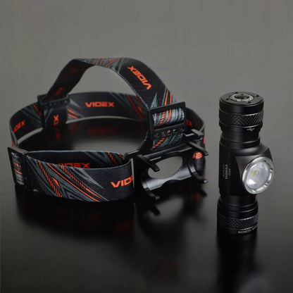 Galinga LED priekinė žibintuvėlė, 6 režimai, 10W, 1200lm, IP68 VIDEX