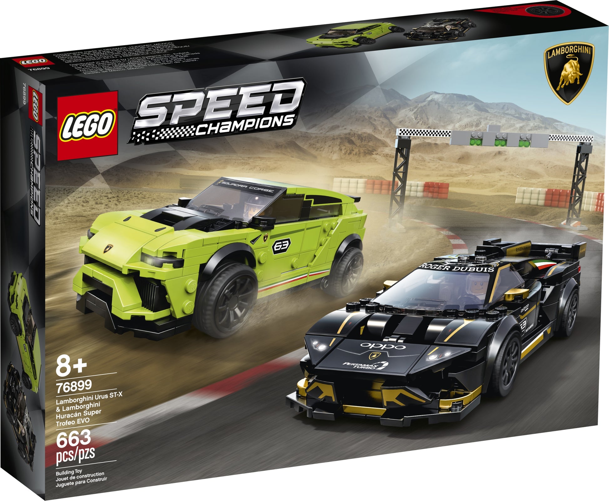 Lego 76899 Greičio čempionai Lamborghini Urus ST-X