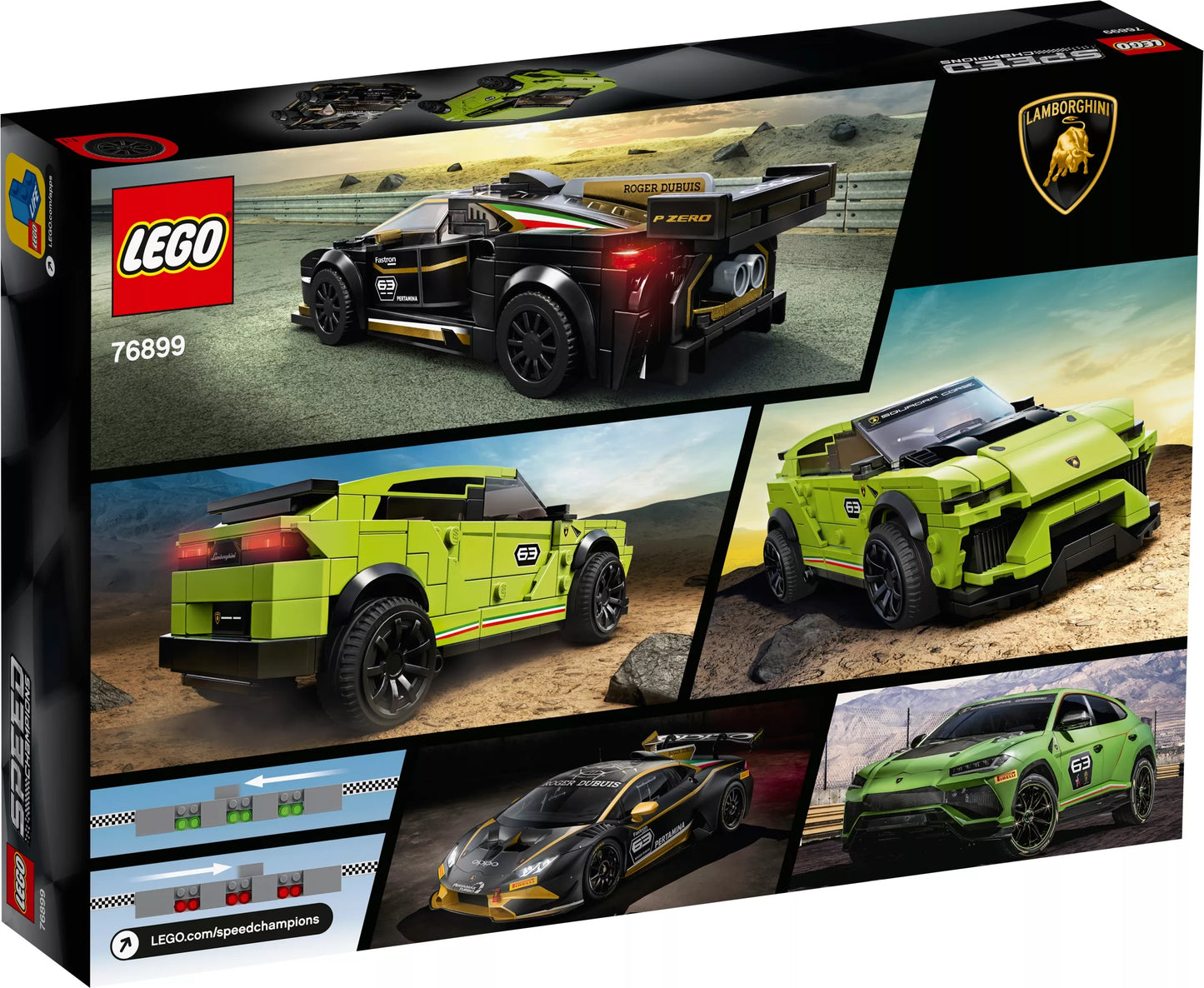 Lego 76899 Greičio čempionai Lamborghini Urus ST-X