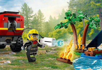 Lego City - Visureigis Gaisrinis Automobilis Su Gelbėjimo Valtimi - 60412