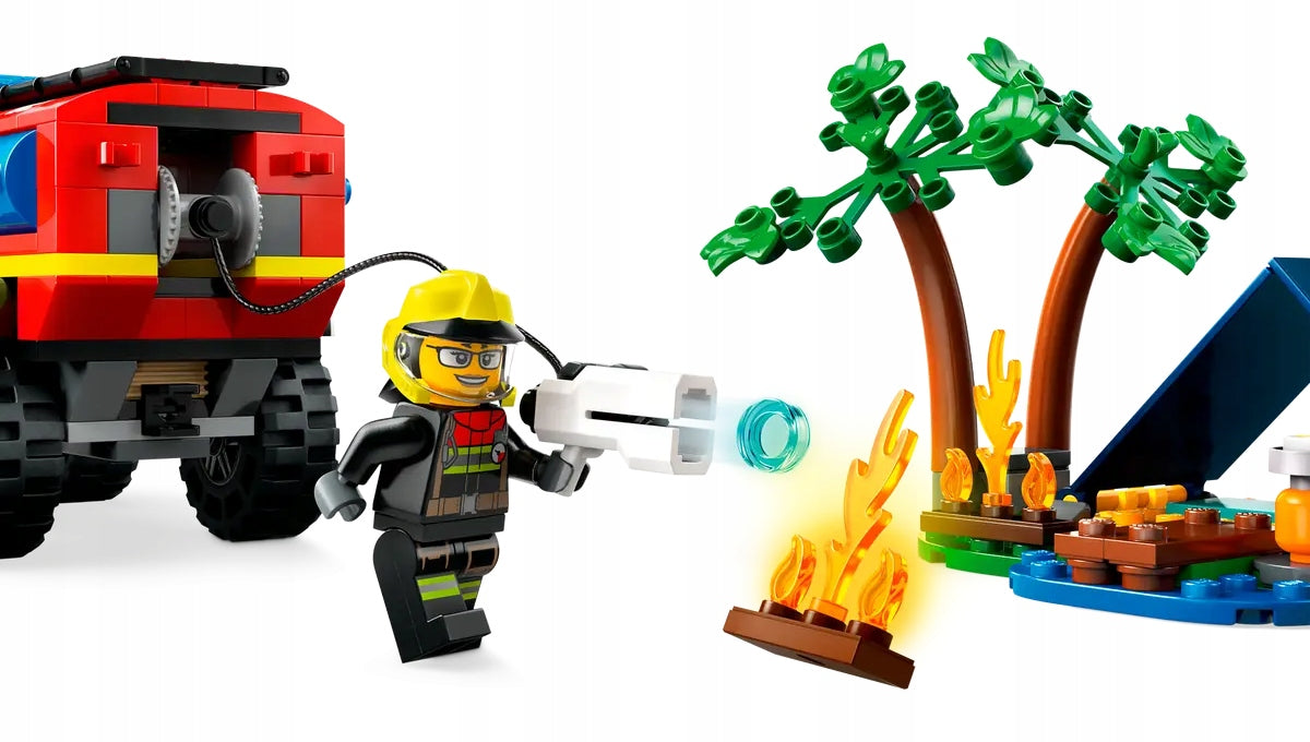 Lego City - Visureigis Gaisrinis Automobilis Su Gelbėjimo Valtimi - 60412
