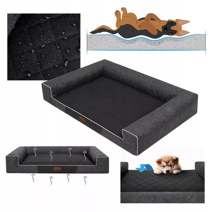 Šuns lova, Sofa Vandeniui atspari Nuimamas užvalkalas XL 100x65 cm