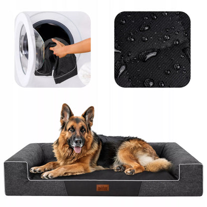 Šuns lova, Sofa Vandeniui atspari Nuimamas užvalkalas XL 100x65 cm