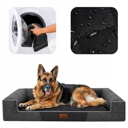 Šuns lova, Sofa Vandeniui atspari Nuimamas užvalkalas XL 100x65 cm