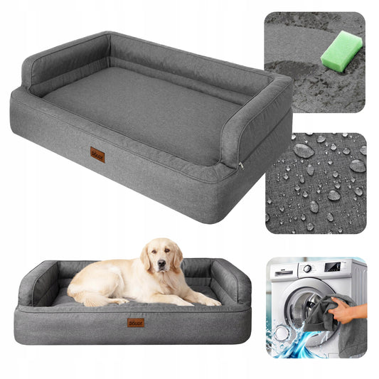 Šunų guolis - sofa, šunų lovelė - atspari vandeniui - XXL 117x79 cm