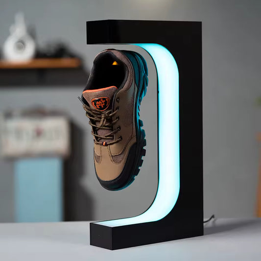 Levitating shoe rack
