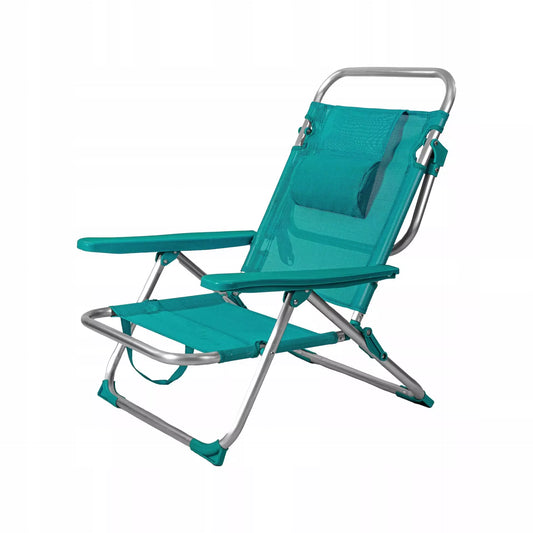 Turistinis gultas / kėdė 2in1 su kišene ir galvos atrama