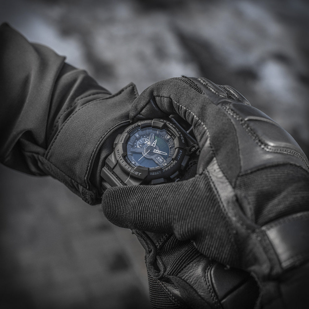 M-Tac Taktinis Karinis Sportinis Laikrodis, Vandeniui Atsparus, Su Chronometru, Žadintuvu, Juodas