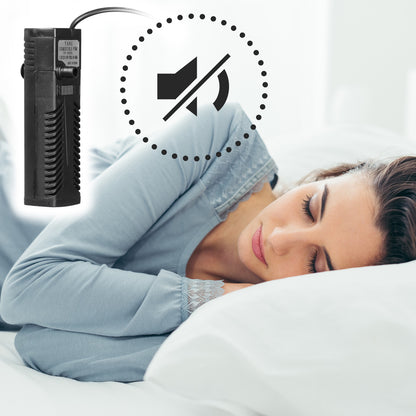 MAŽAS AKVARIUMAS SU ĮRANGA FILTRAS SU AERATORIUMI + APŠVIETIMAS 3L