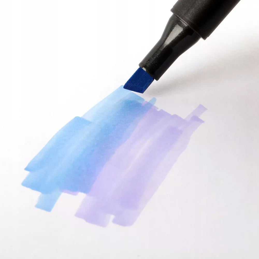 Alkoholiniai markeriai 168 vnt. Dvipusiai Pro markeriai + krepšys