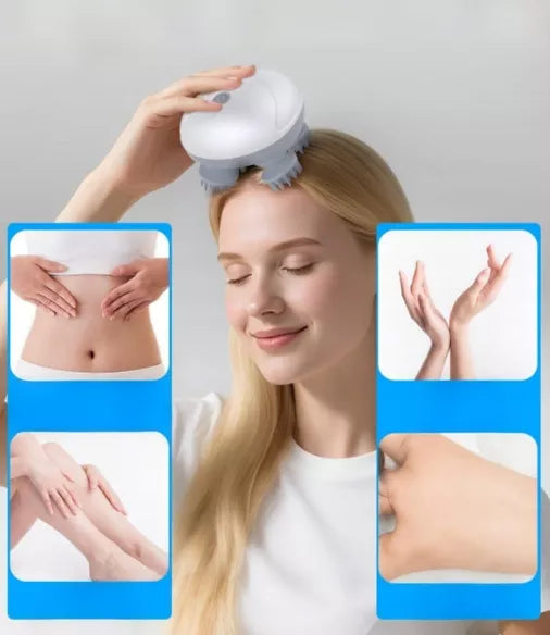 Elektrinis galvos masažuoklis – poilsis ir atsipalaidavimas