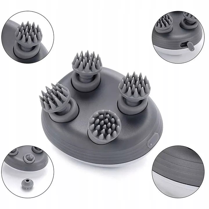 Elektrinis galvos masažuoklis – poilsis ir atsipalaidavimas