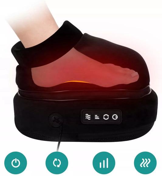 Elektrinis Shiatsu masažuoklis – pėdoms ir kojoms, su šildymu, gerina kraujotaką