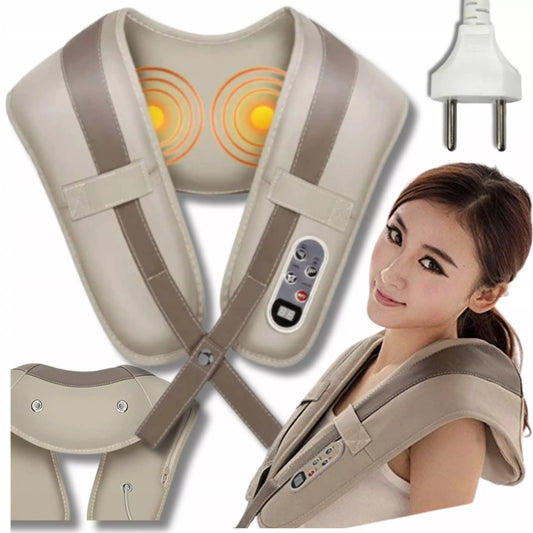 Masažuoklis kaklui, nugarai ir kūnui su šildymu – 100 režimų