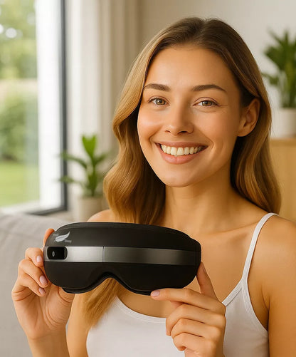 Veido ir akių masažuoklis su šildymu, 4 režimai, Bluetooth