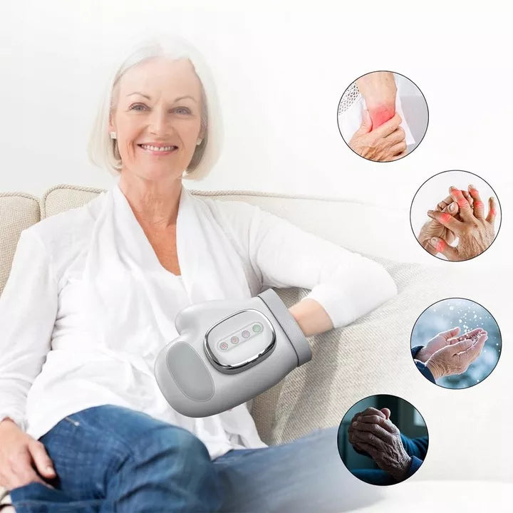 Rankų masažuoklis, masažinė pirštinė, akupresūra