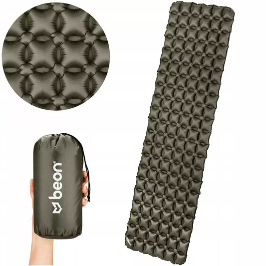 Pripučiama turistinė miegojimo kilimėlis su pompa