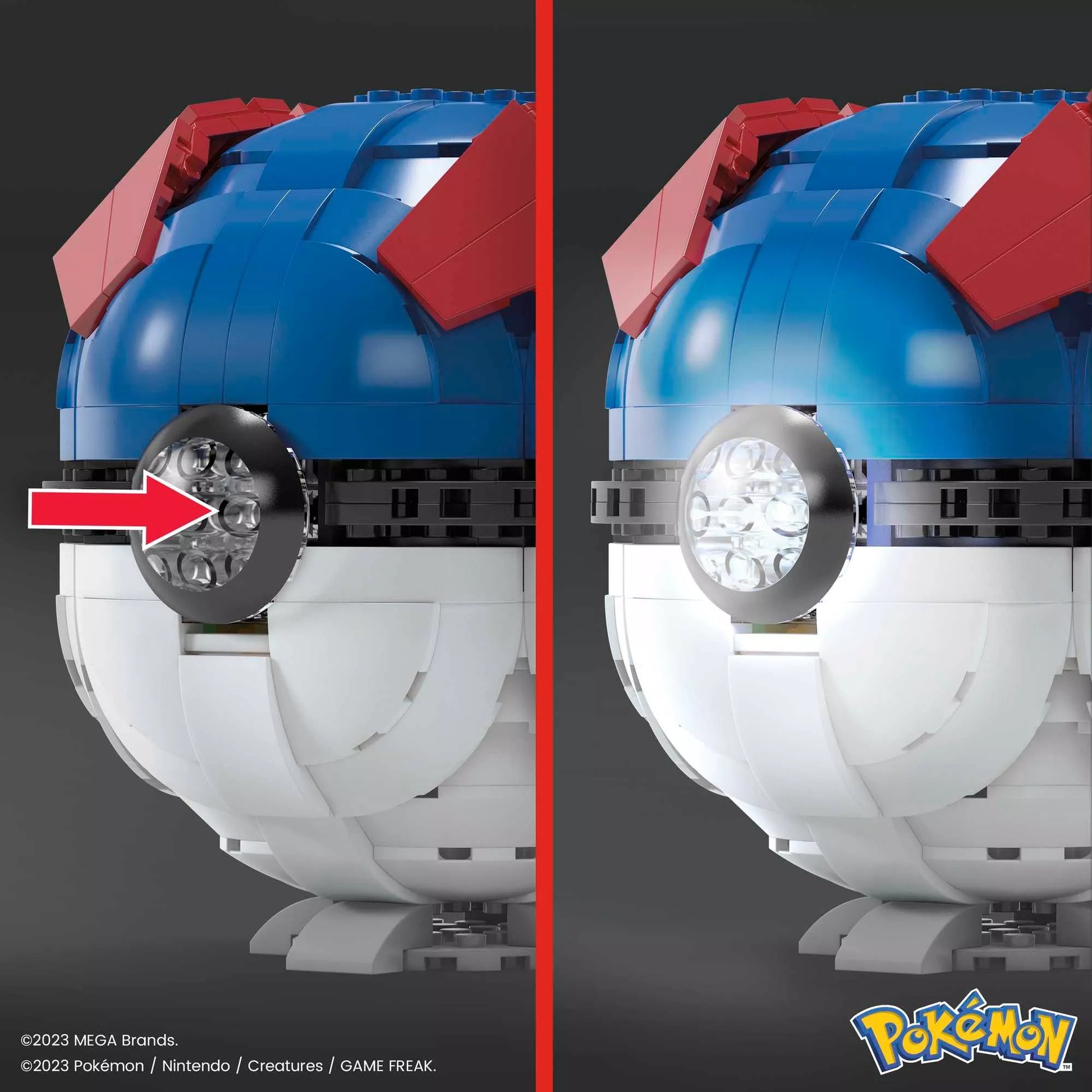 Mega Bloks Pokémon – didelis Poké Ball žaislas