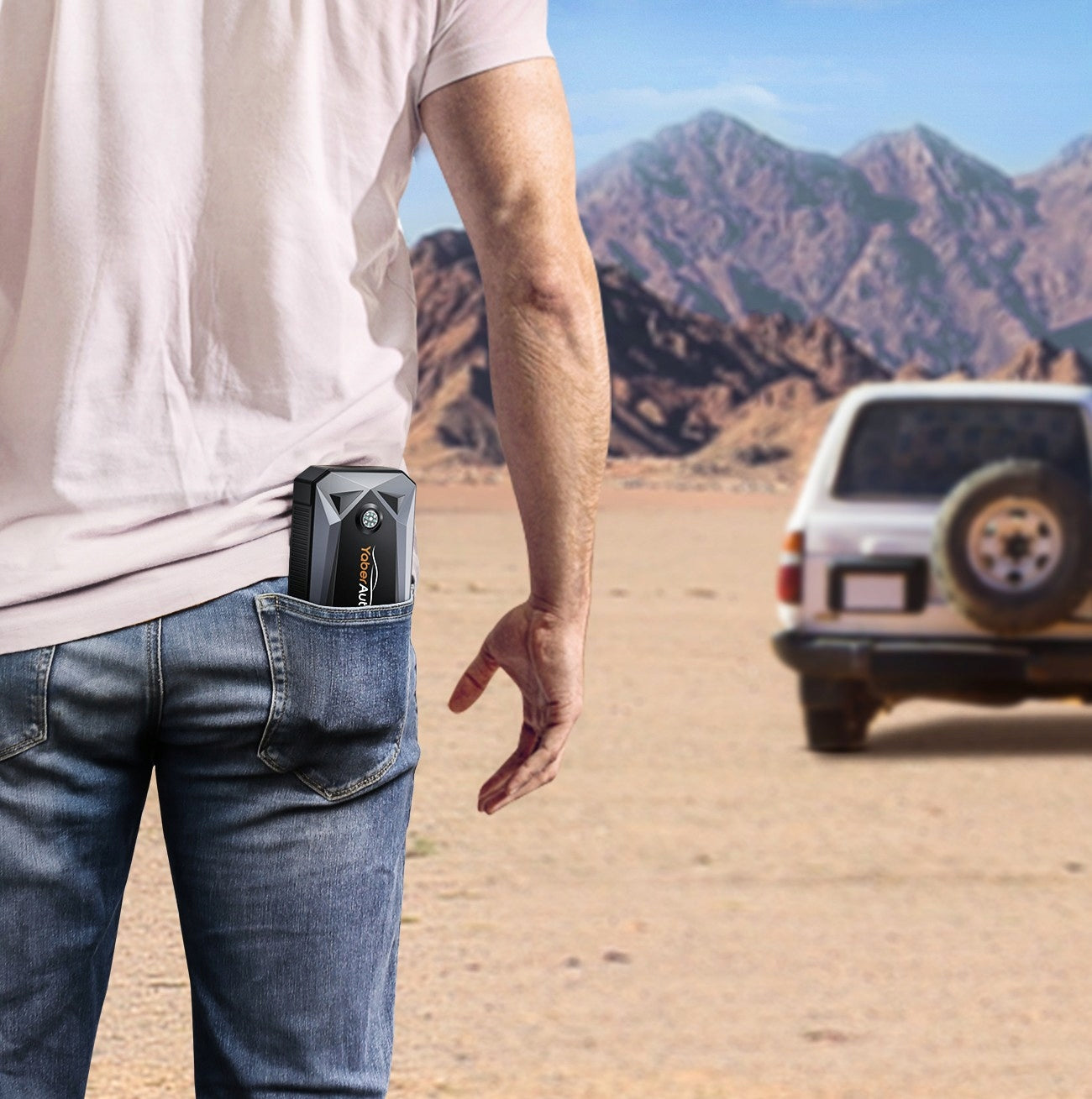 Itin galingas automobilio užvedimo įkroviklis / paleidimo įrenginys 26800mAh 4000A