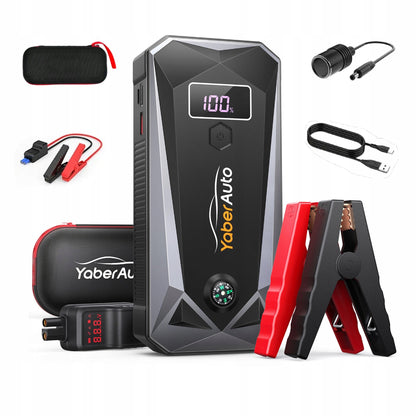 Itin galingas automobilio užvedimo įkroviklis / paleidimo įrenginys 26800mAh 4000A