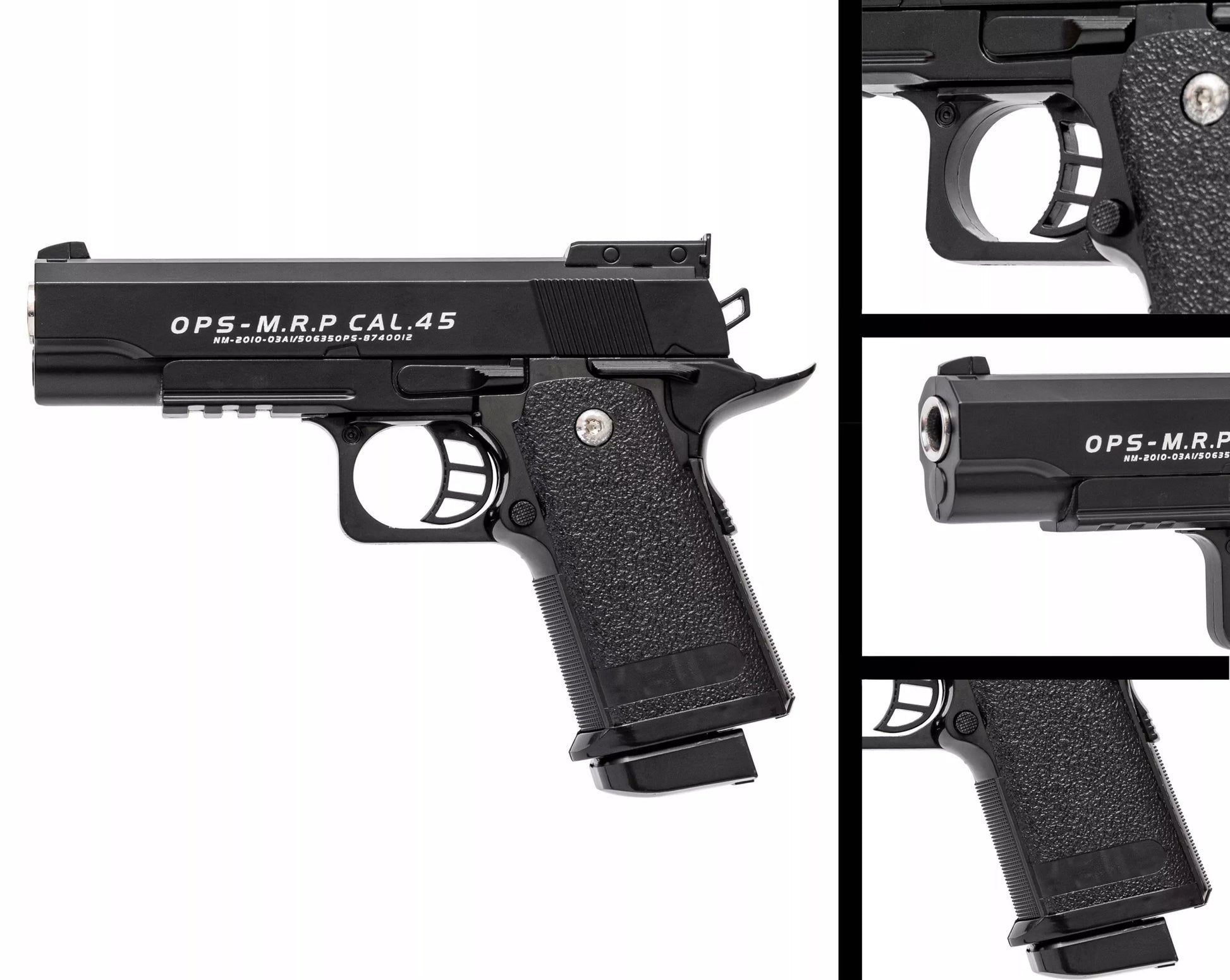 METALINIS PILSTOLAS PLASTIKINIAMS KAMUOLIUKAMS KOPIJA COLT METAL + 800 KAMUOLIUKŲ